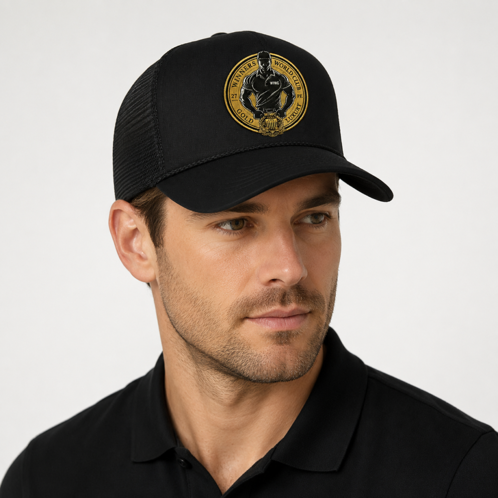 W1nners Luxury Club Cap – Black/Gold